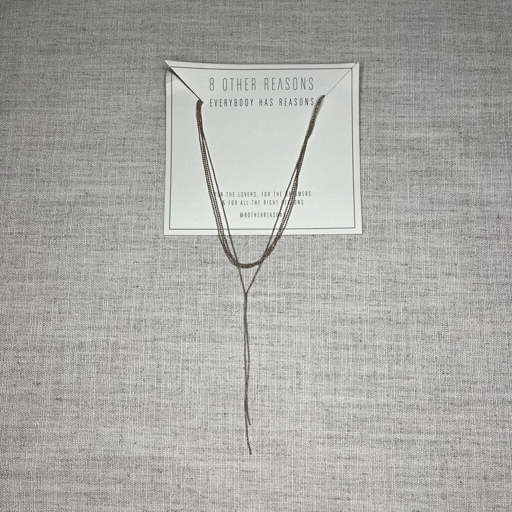 NWT 8 Other Reasons Women's Rose Gold Necklace